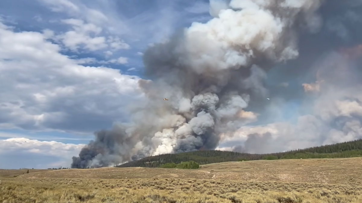 Firefighters gain ground on 13