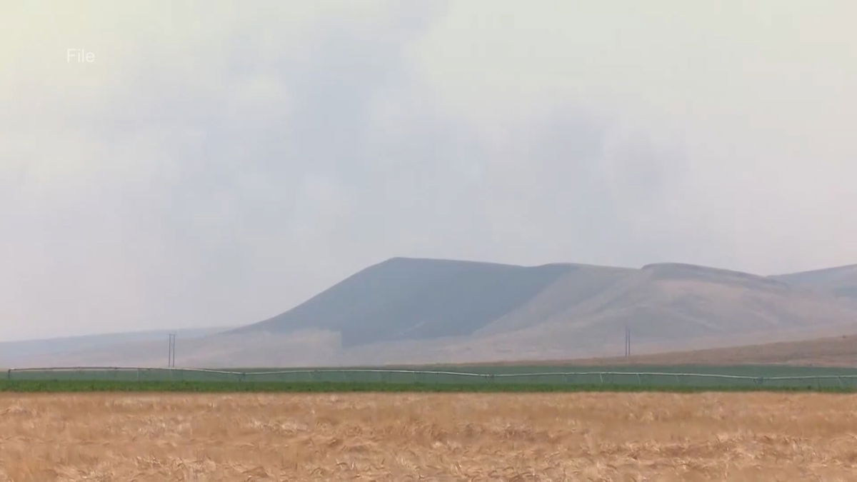 Wildfire smoke pushes air quality to moderate