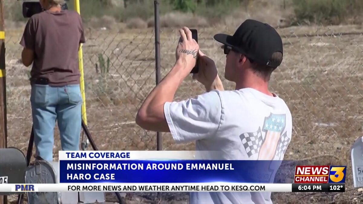 Officials warn against online misinformation around Emmanuel Haro case