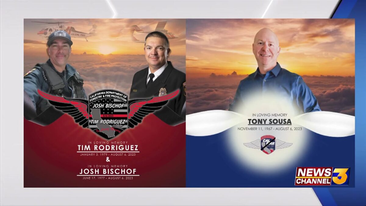 CAL FIRE honors fallen first responders from fatal crashes on August 6