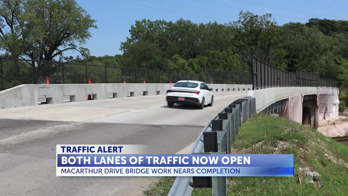 MacArthur Drive Bridge reopens