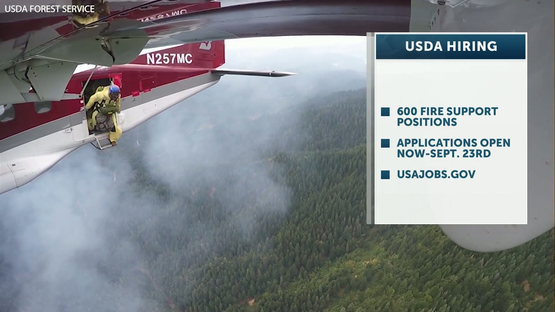 Forest Service opens up 600 fire support positions in Oregon