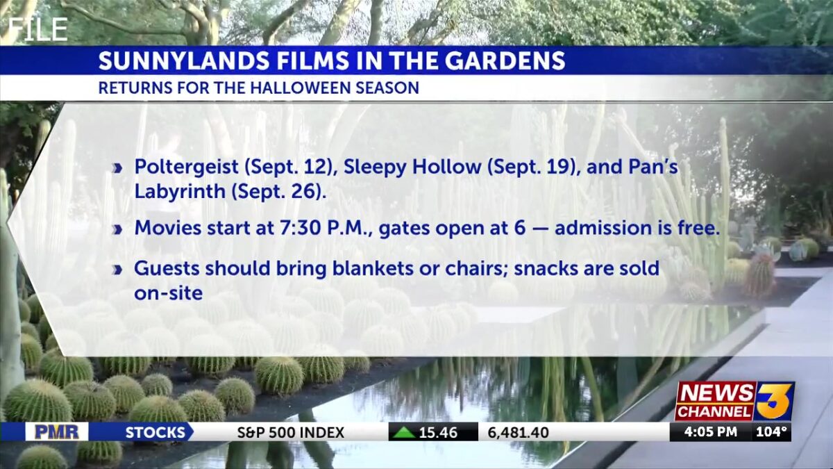 Sunnylands Center & Gardens’ ‘Films in the Gardens’ series to return in September