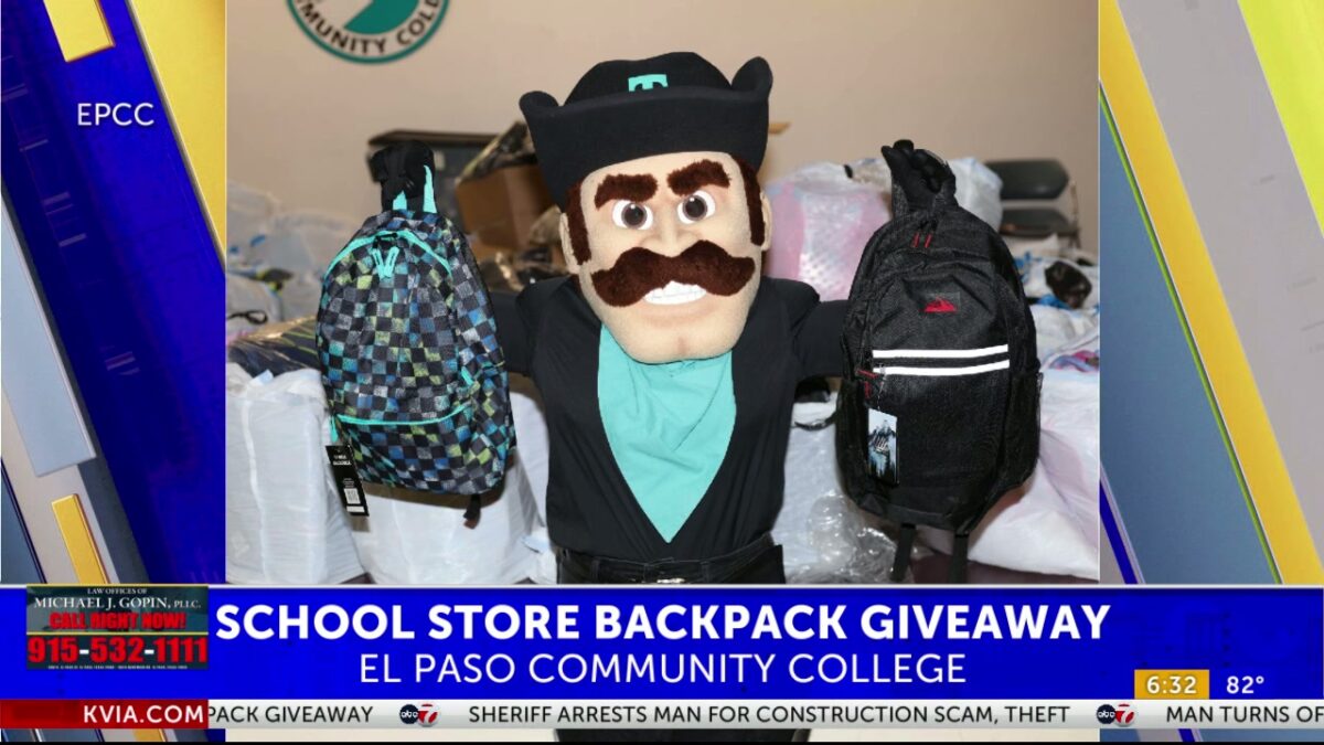 EPCC hosted its 10th Annual School Store Backpack Giveaway