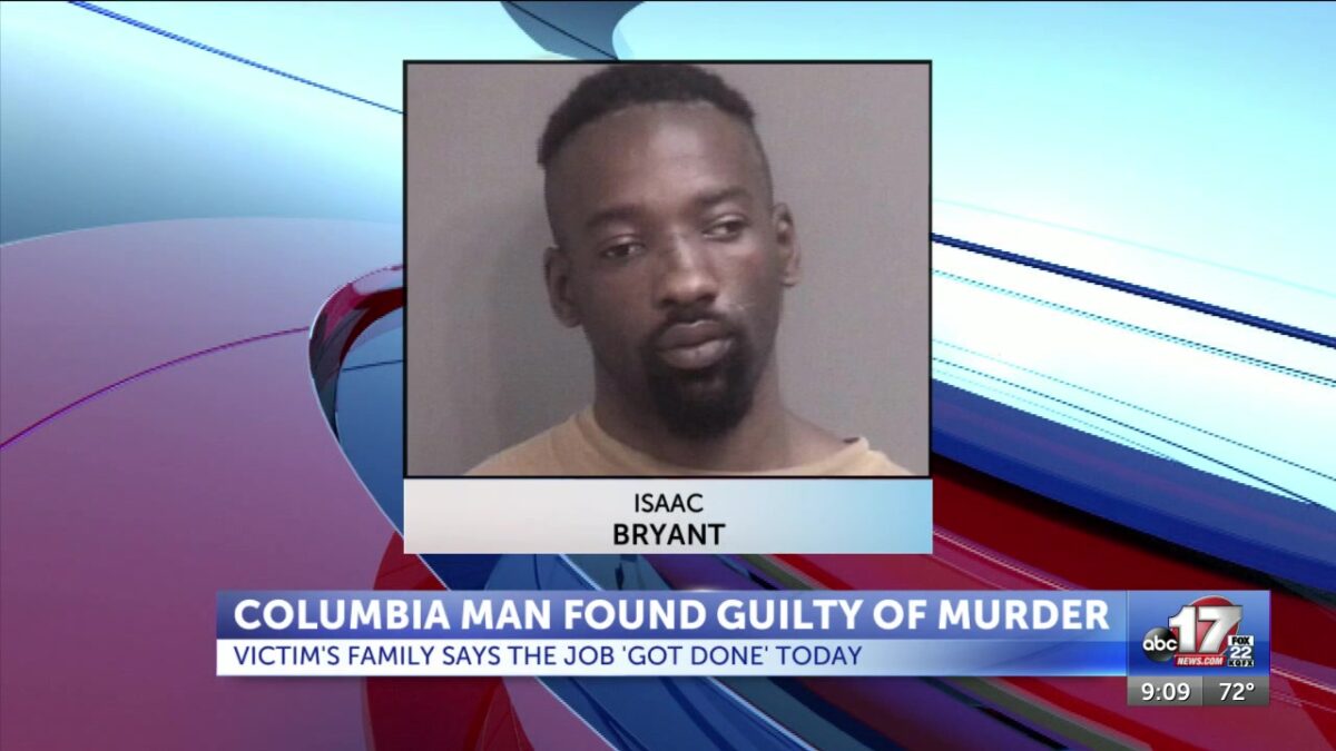 Columbia man found guilty of murder in 2022 shooting