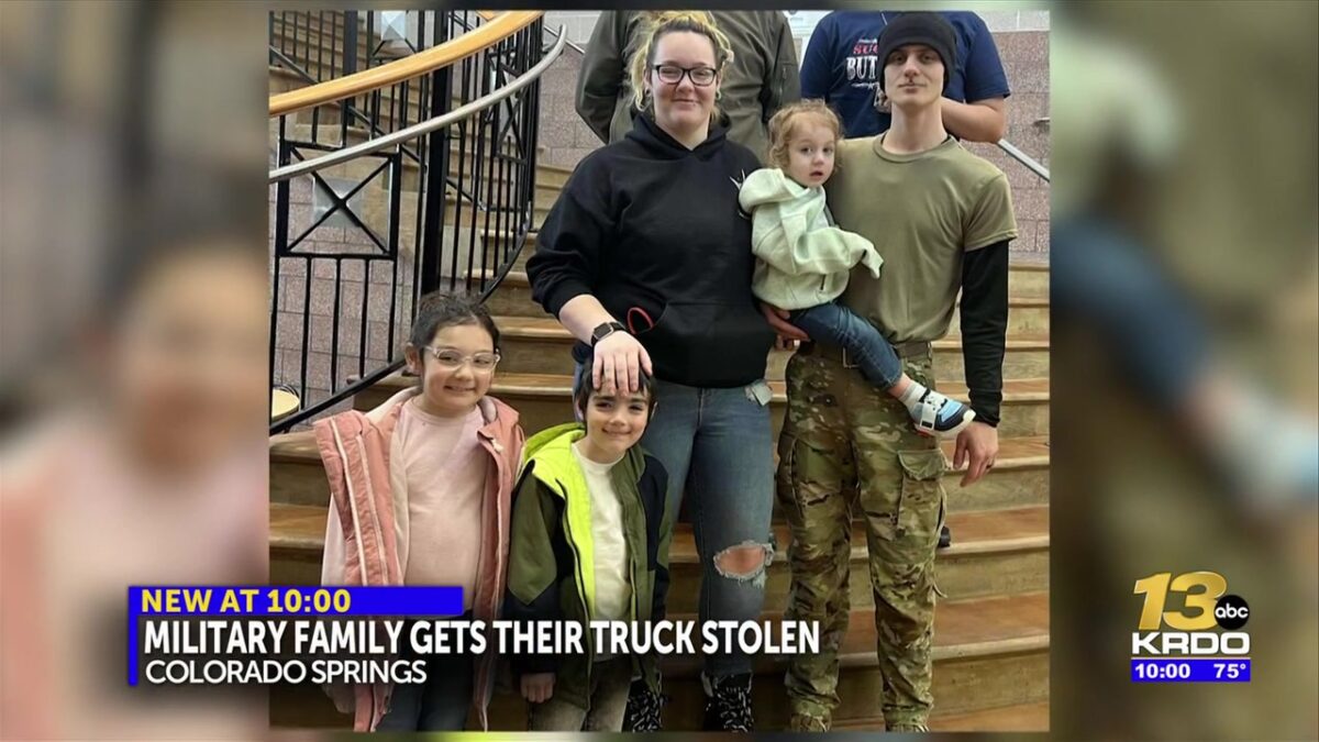 Military family has their truck stolen while moving to Fort Carson