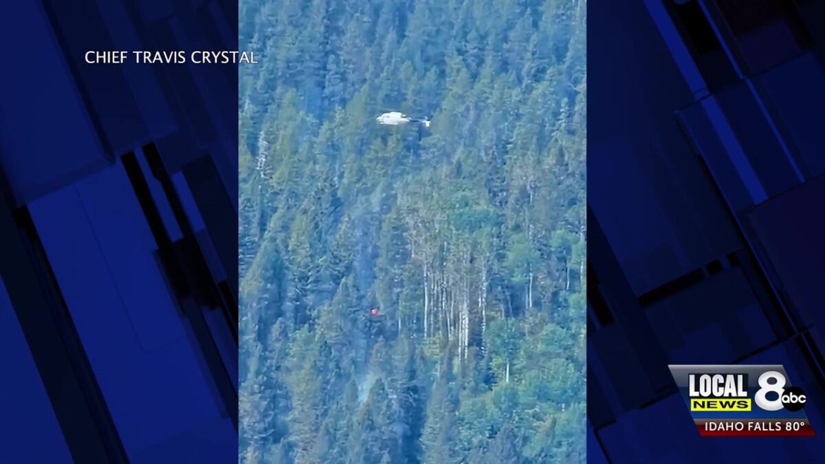 Crews battle small wildfire near Palisades Reservoir