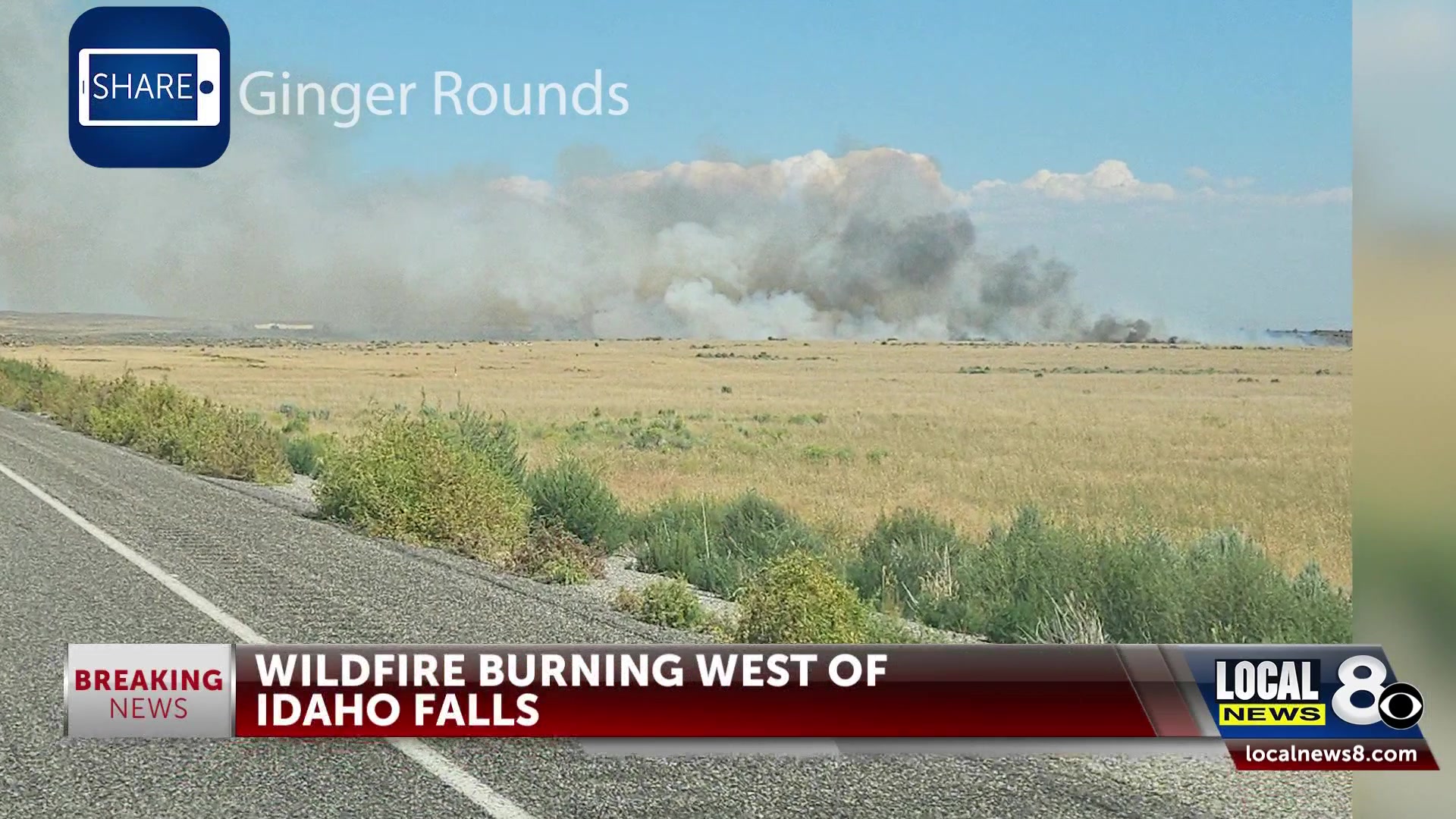Lava Trail Fire: Spread halted on 91-acre blaze west of Idaho Falls