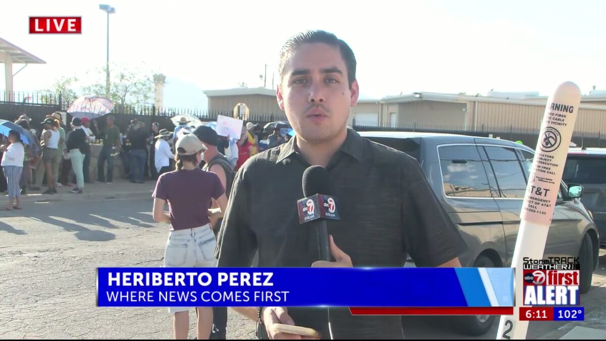 Protestors gather to demand release of DACA recipient detained at El Paso Airport