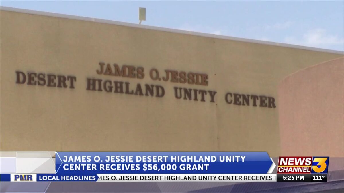 James O. Jessie Desert Highland Unity Center receives tech upgrade