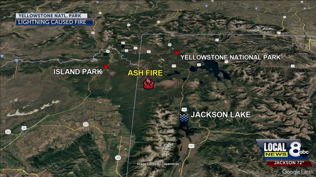 Ash Fire: Yellowstone crews combat wildfire in southwest corner