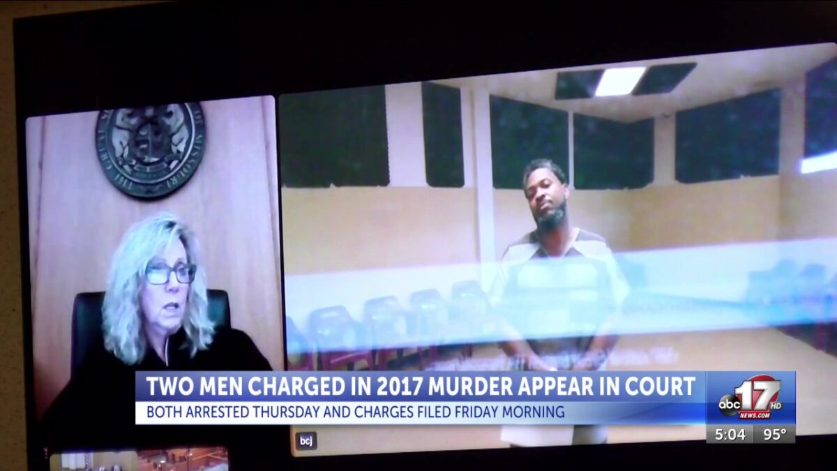Two men charged in 2017 homicide appear in court