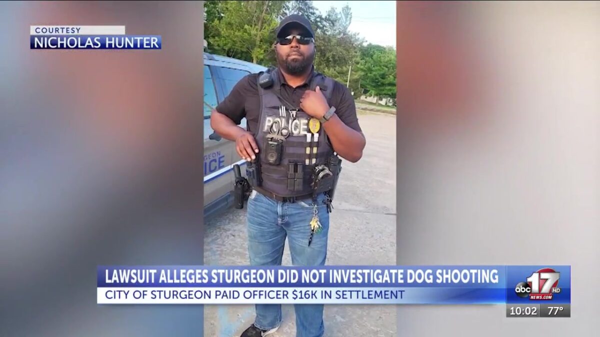 Lawsuit argues Sturgeon did not investigate officer who shot blind dog