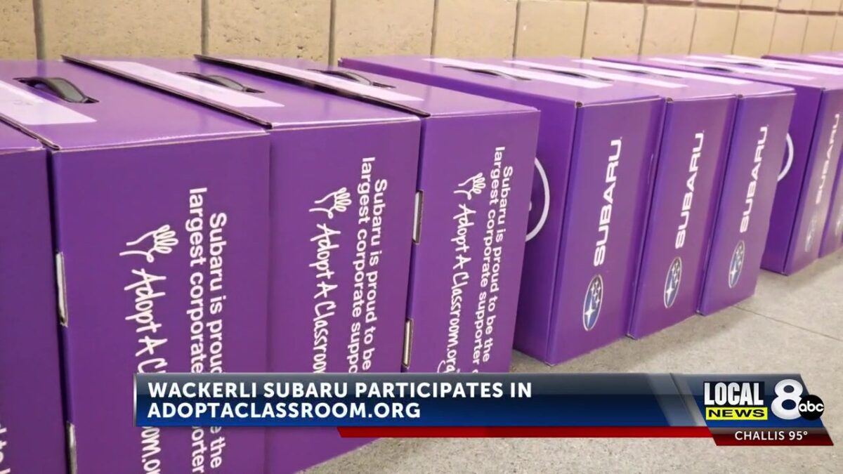 ‘Adopt A Classroom:’ Dora Erickson Elementary classrooms get a boost from Wackerli Subaru