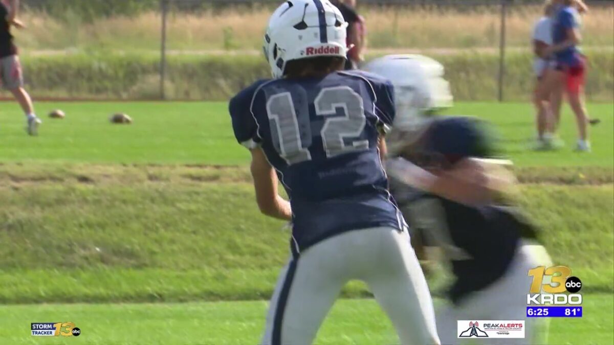 The Air Academy football team has plenty of enthusiasm