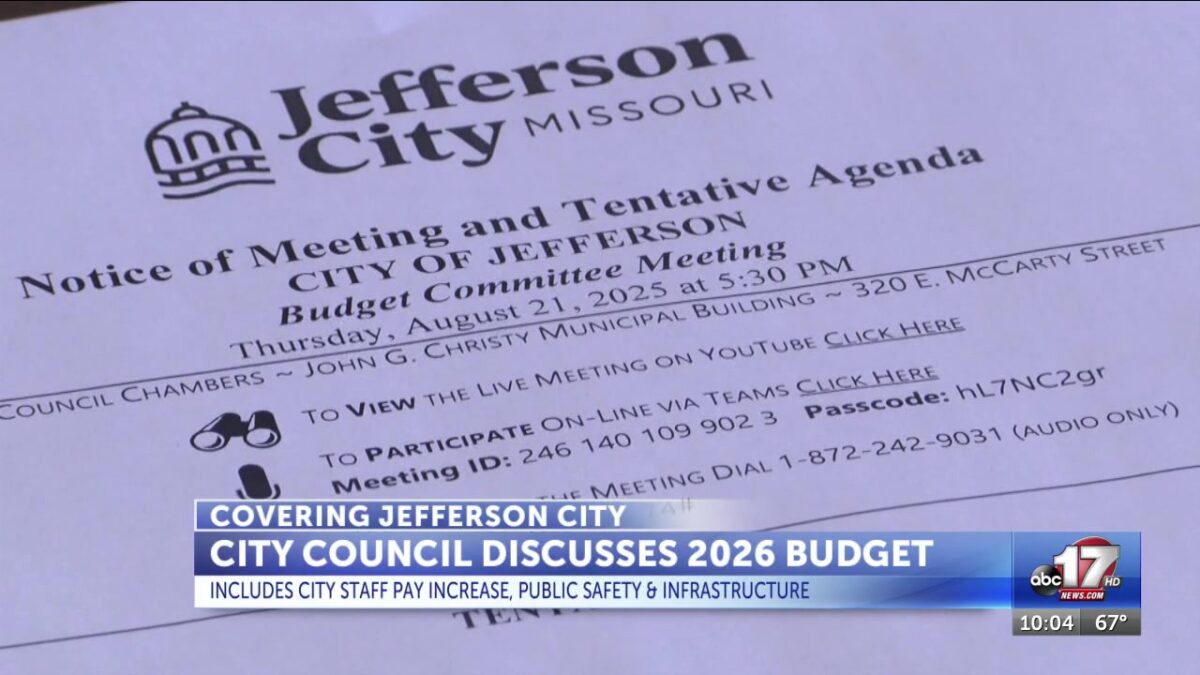 Jefferson City unveils proposed $86.9M budget