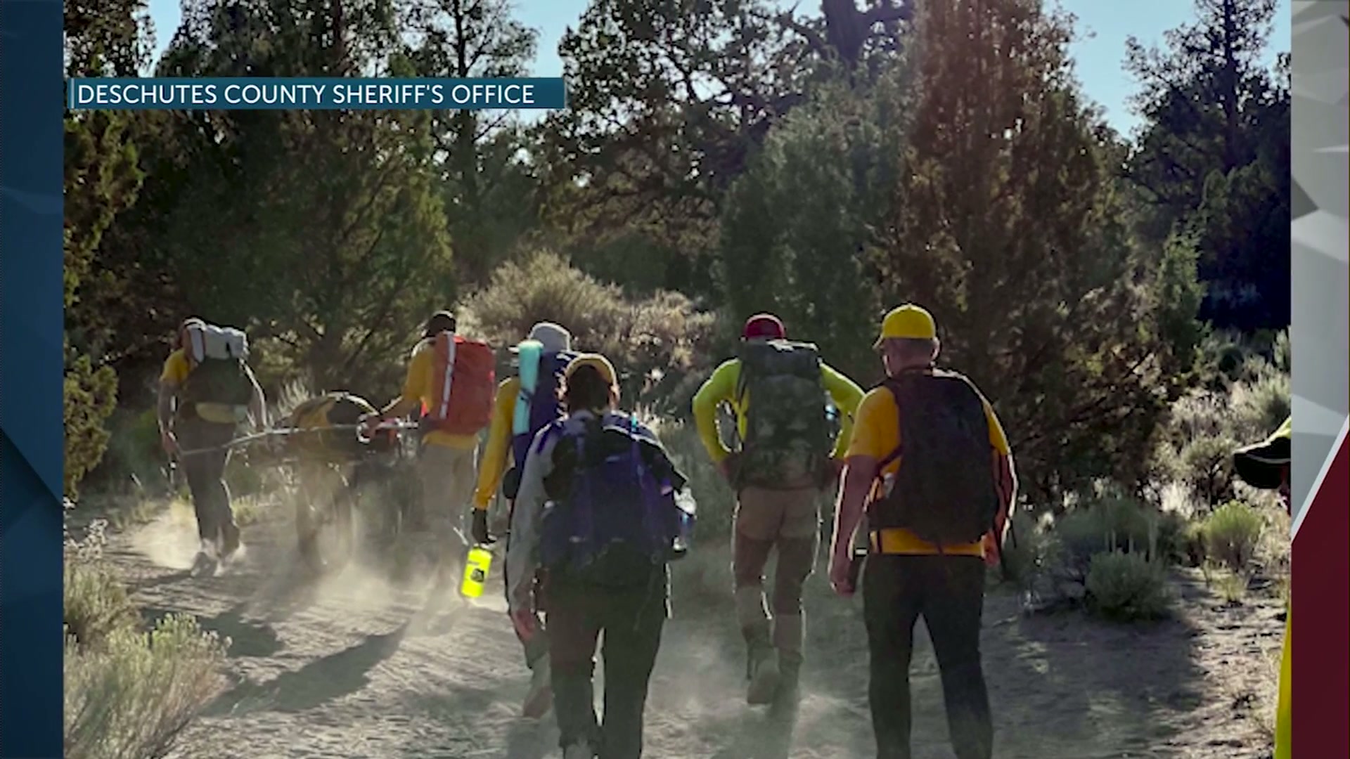 Two hikers rescued in Badlands Wilderness Area after running out of food and water