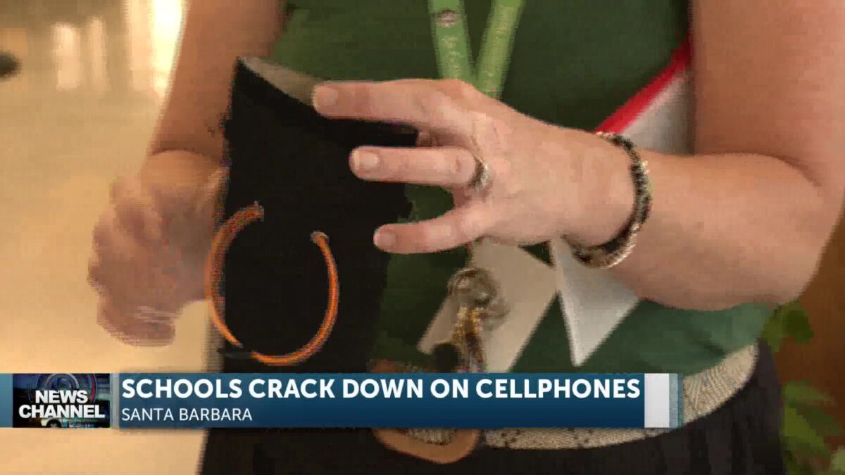 Santa Barbara Students Learn The “Phones Off and Away” Policy for Classrooms on Day One
