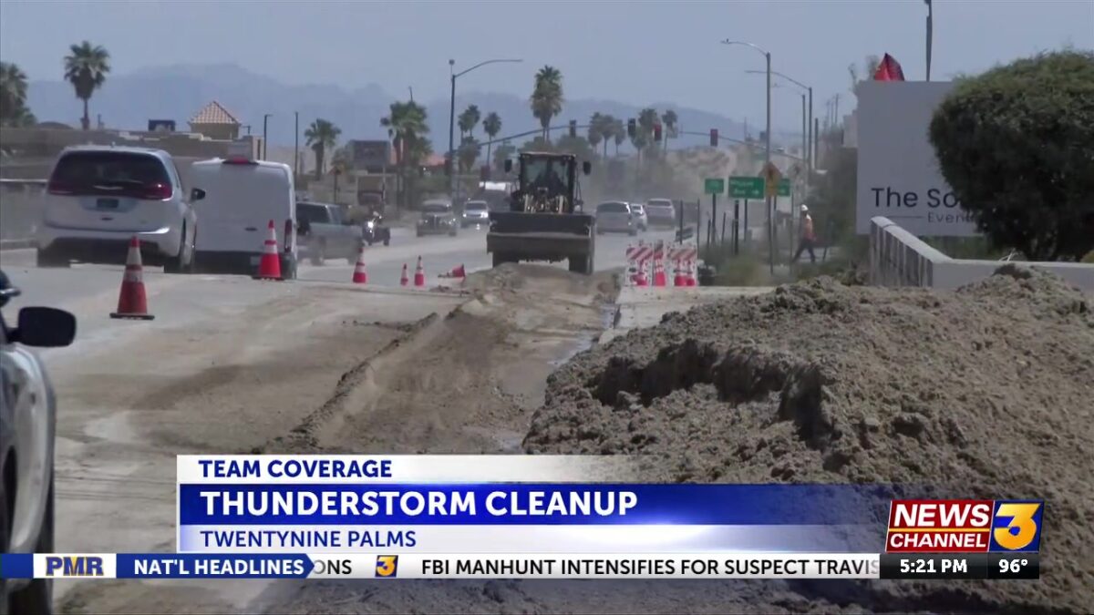 Storm aftermath triggers cleanup across Twentynine Palms as residents demand solutions