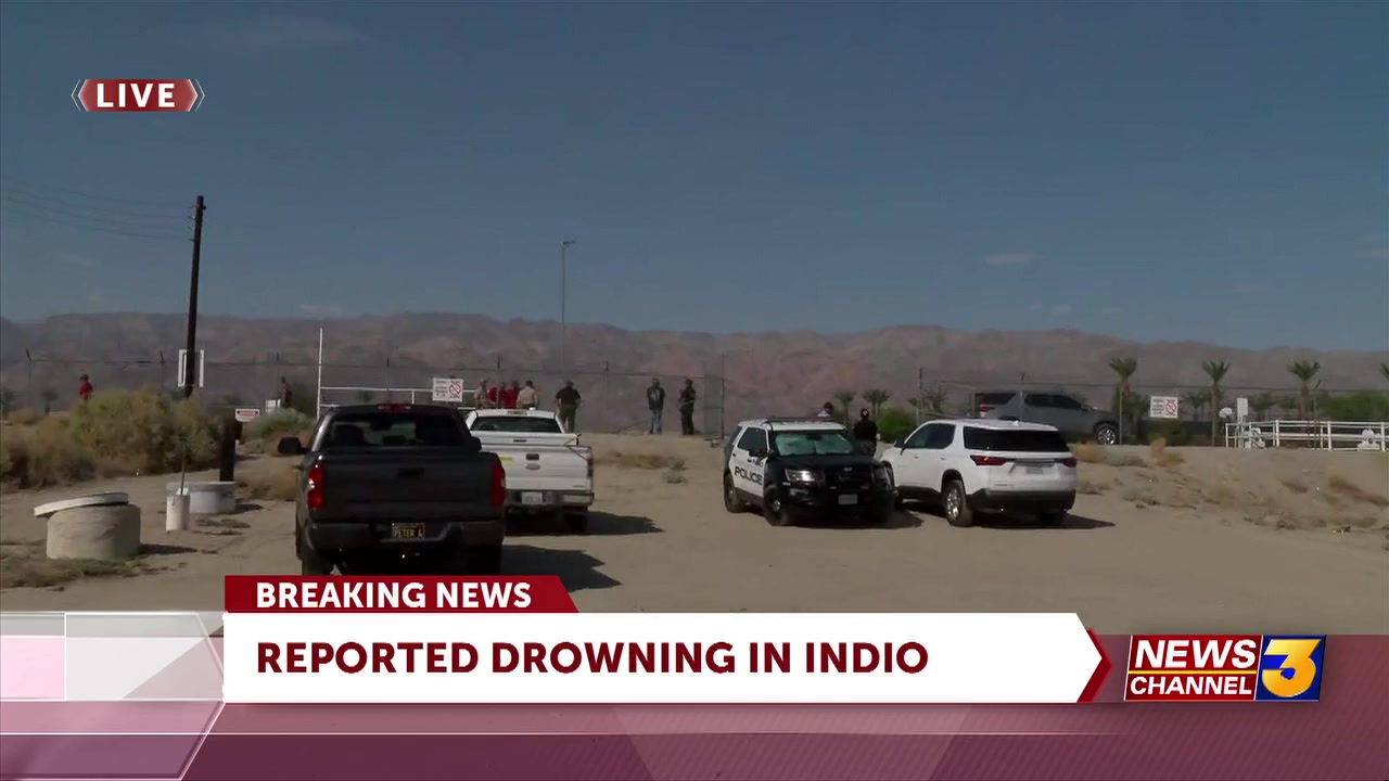 Drowning reported at canal in Indio