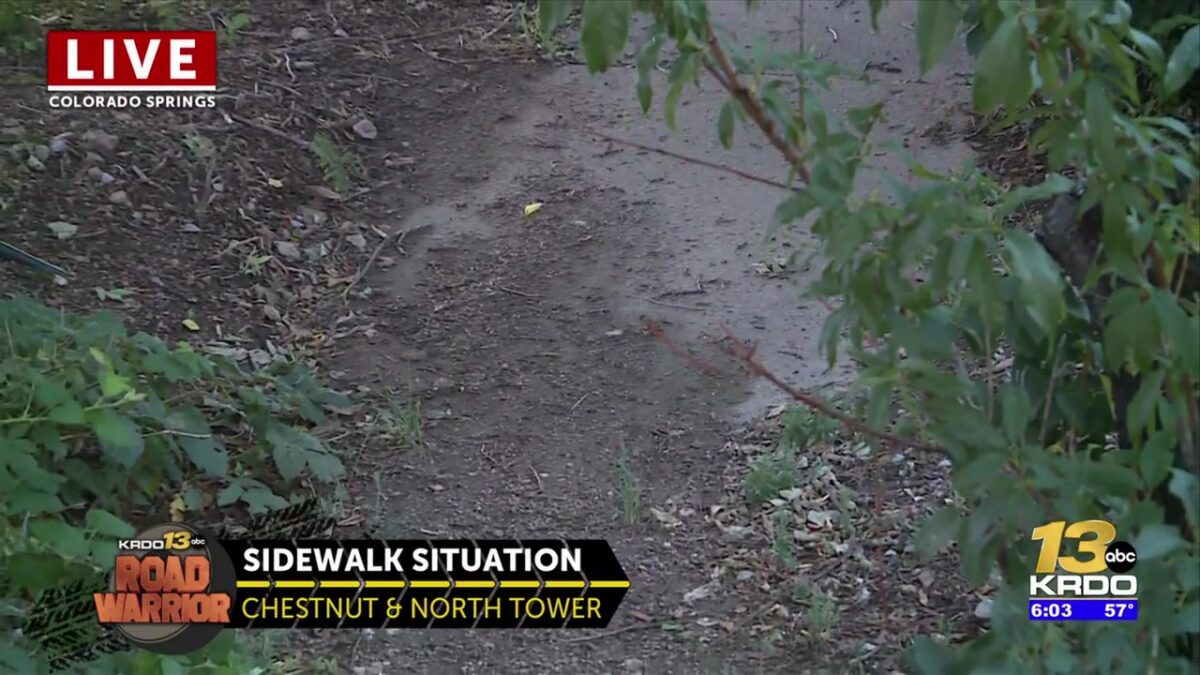 Disappearing sidewalk brings longtime frustration to neighborhood just northwest of downtown Colorado Springs
