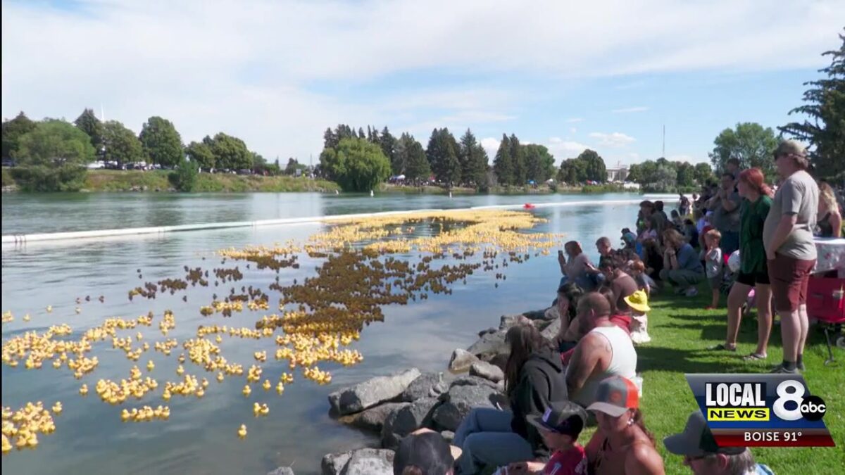 Hundreds gather for quack-tastic fun at annual Duck Race