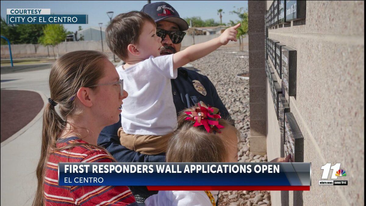 City of El Centro announces third year of First Responders Wall engraving