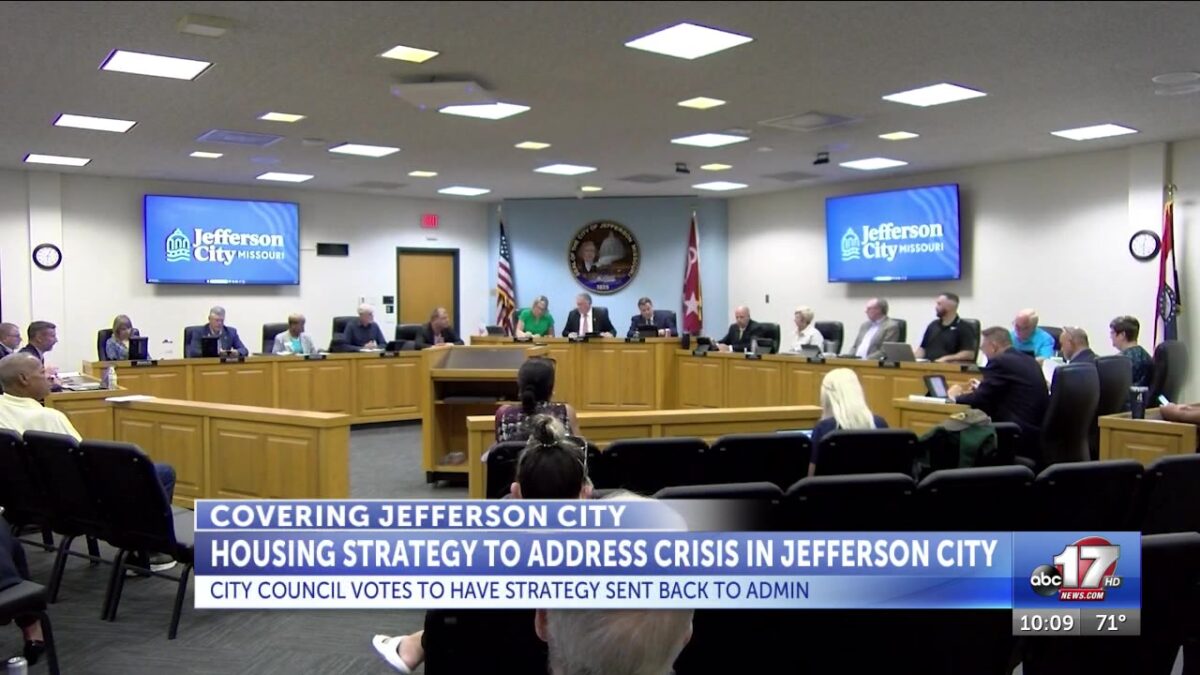 Jefferson City Council sends housing strategy back to administrative committee