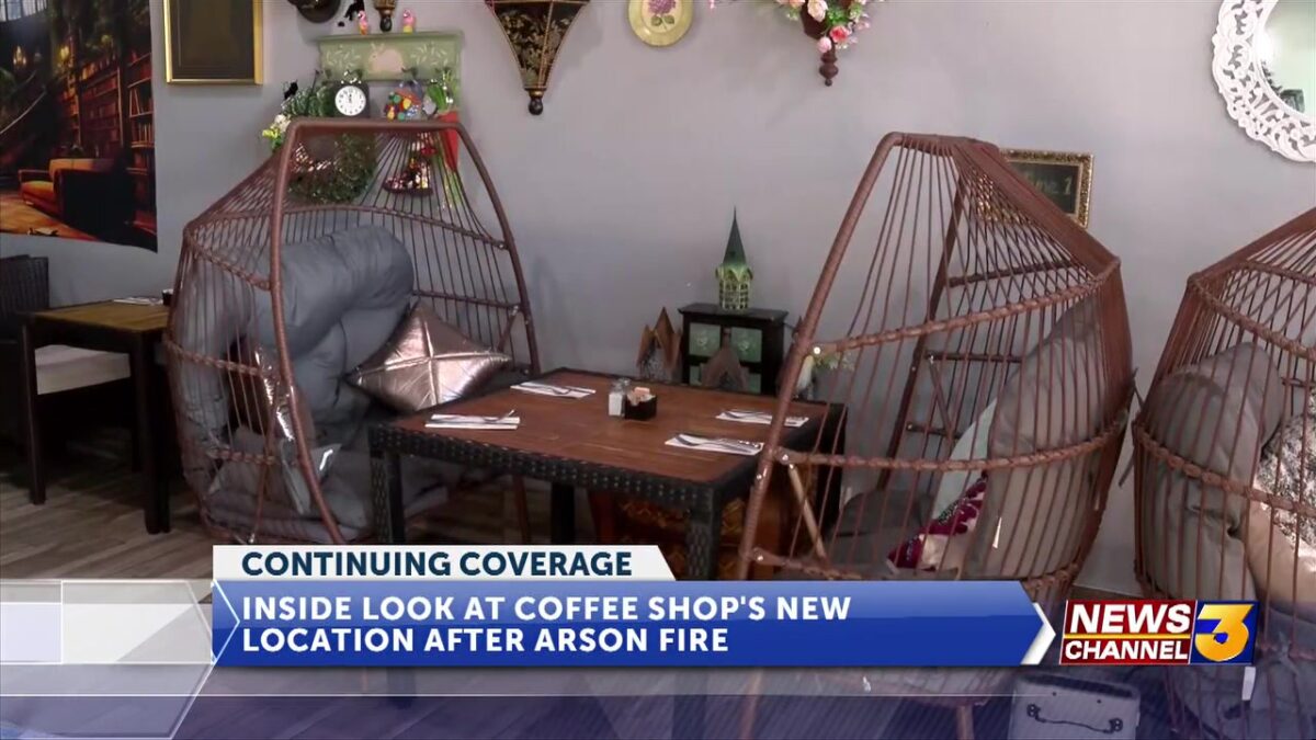Inside look at D’Coffee Bouteaque’s new location a year after arson fire
