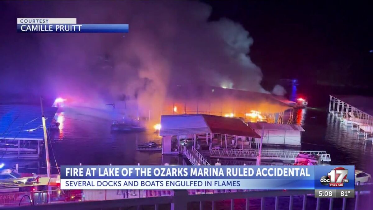 Marina fire at Lake of the Ozarks ruled accidental