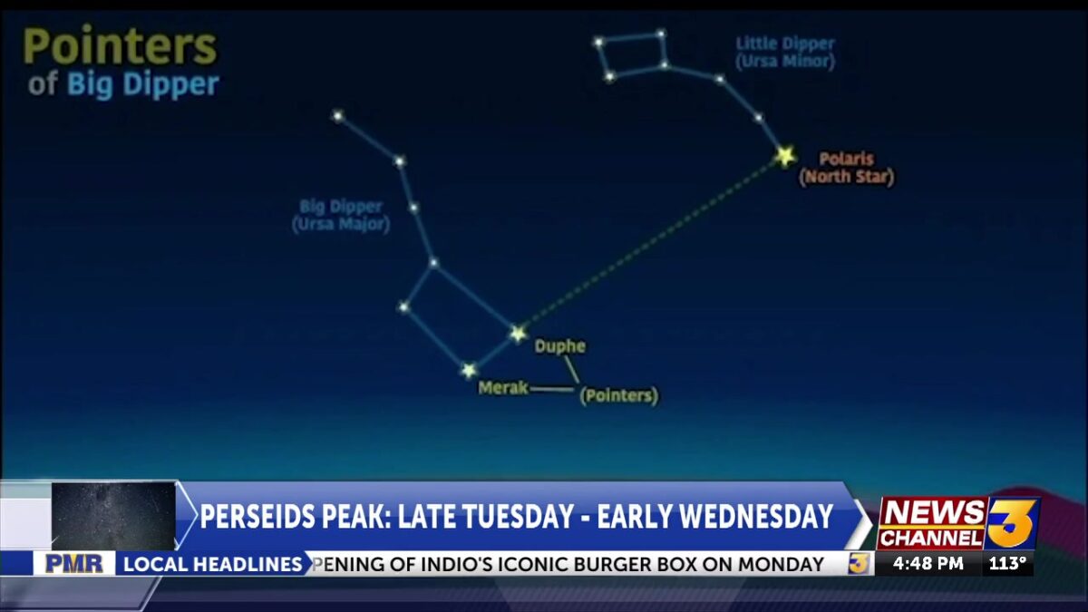 Shooting stars over the desert: Perseid Meteor Shower peaks Tuesday night in Joshua Tree & Coachella Valley