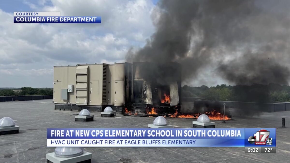 Fire reported at new elementary school in southwest Columbia