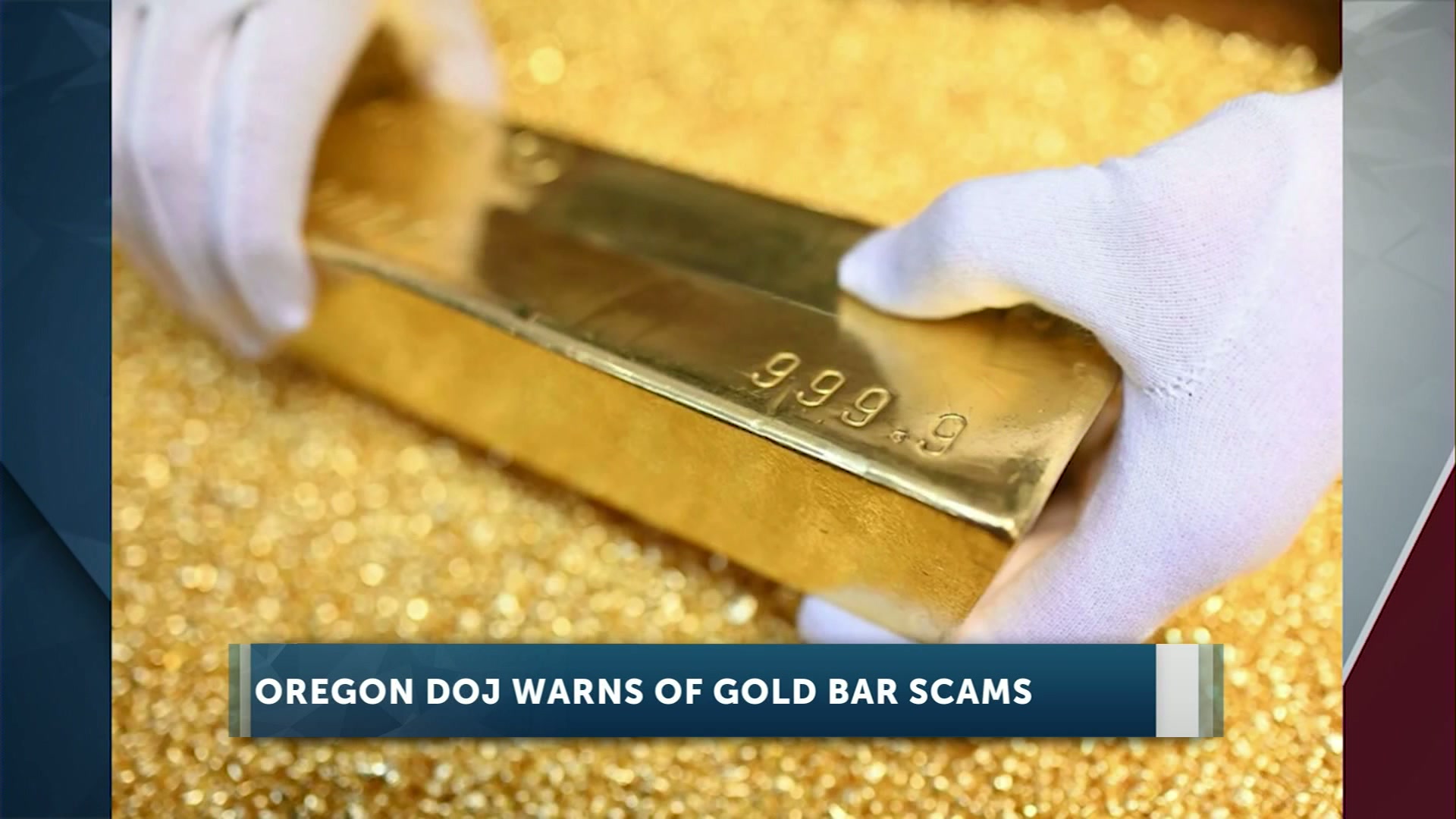 Oregon Department of Justice renews urgent alert after another ‘gold bar scam’ victim loses large sum
