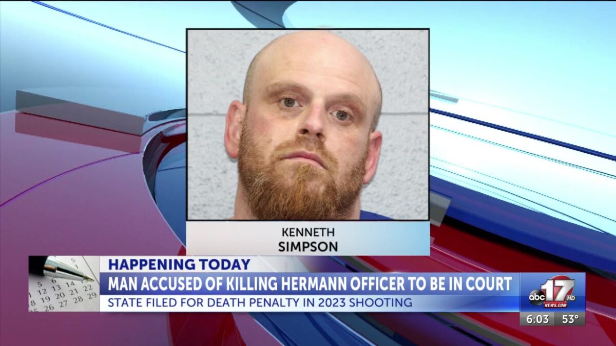 Judge to hear motion arguments for man accused of killing a Hermann police officer