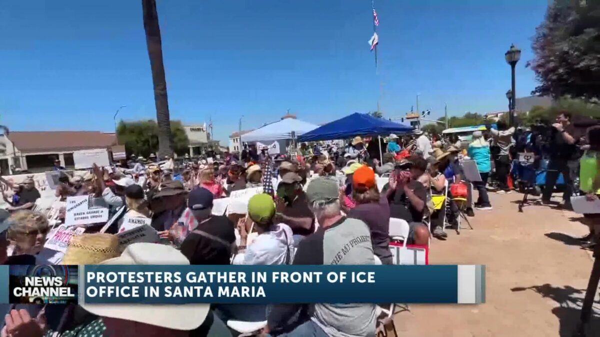 Peaceful Protest Sweeps Through Several Locations Including Santa Maria