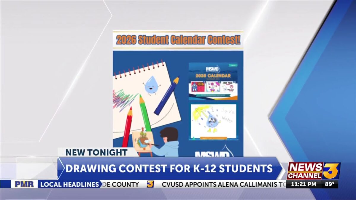 Mission Springs Water District Holds Drawing Contest for K-12 Students