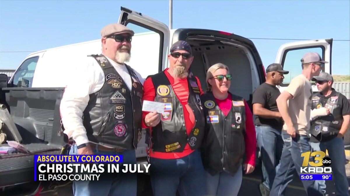 Colorado Patriot Guard Riders host Christmas in July Toy Run