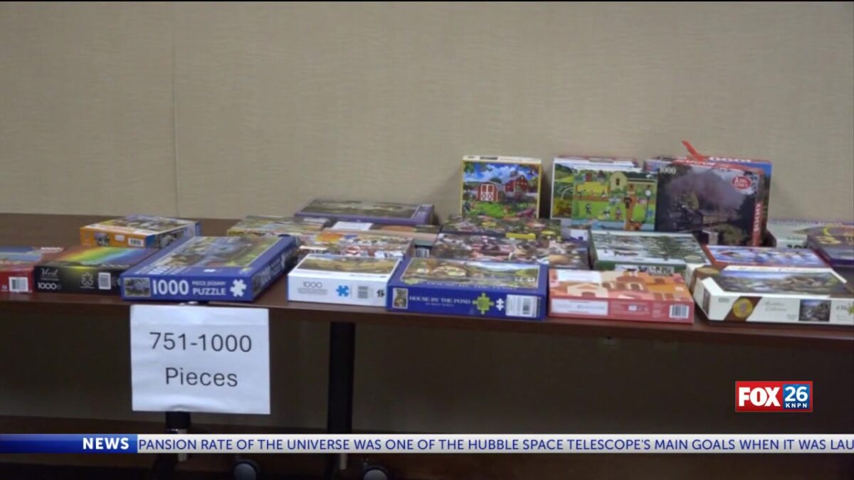 Puzzle swap set for sunday at East Hills Library
