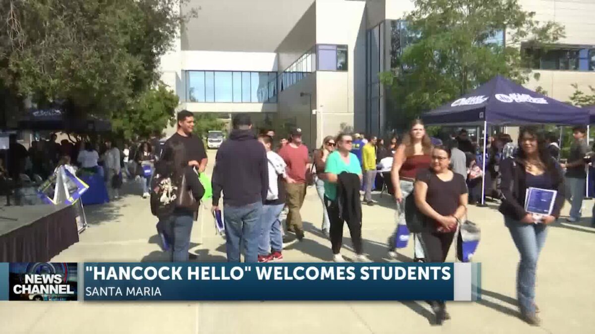 “Hancock Hello” orientation opens campus prior to classes in Santa Maria