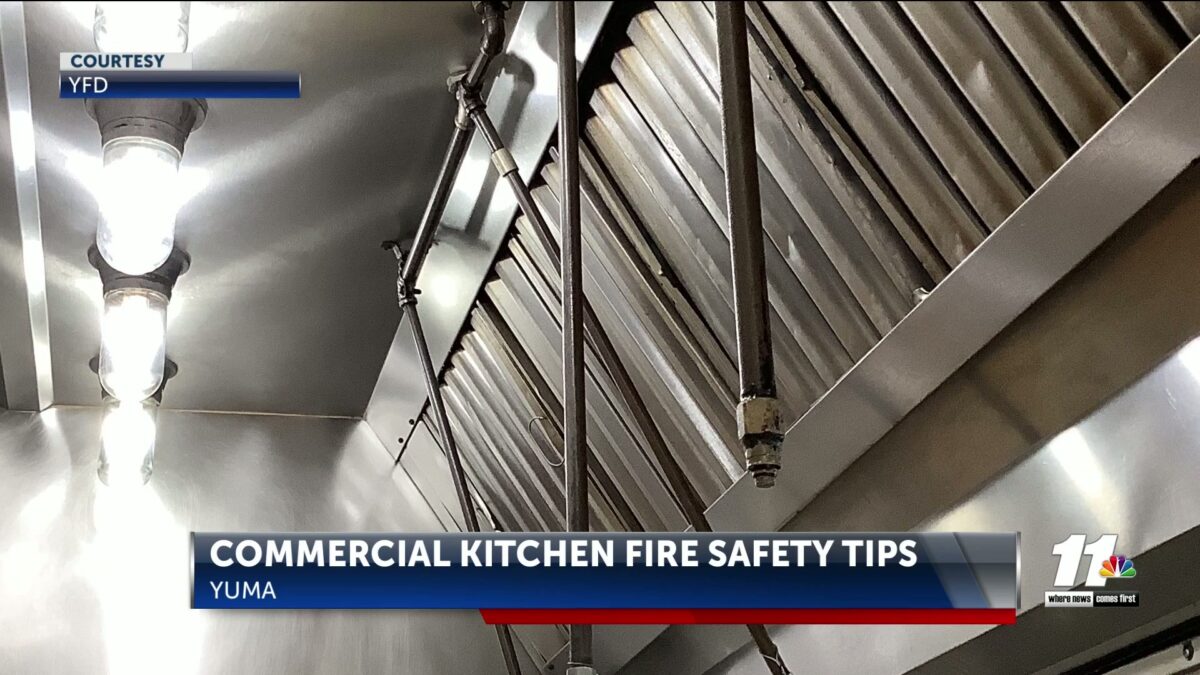 Grease fire breaks out in Yuma commercial kitchen