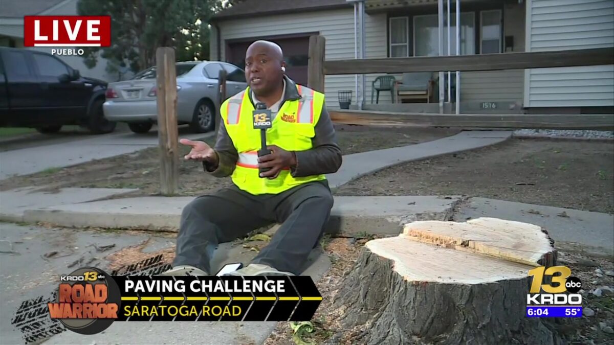 Crews removing 40+ trees on two Pueblo streets in advance of repaving project
