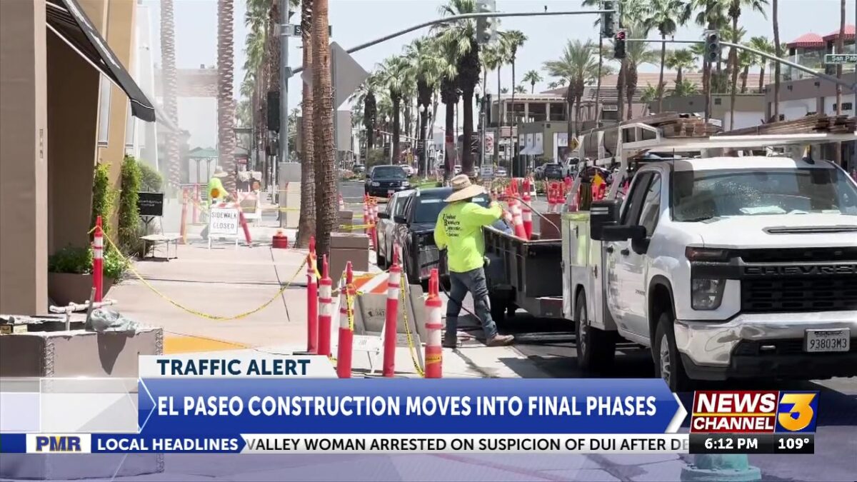 El Paseo construction reaches milestone