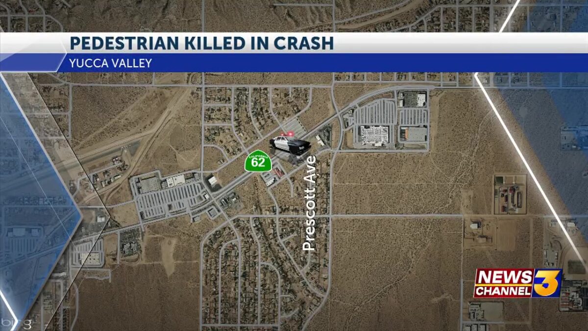 Woman struck and killed in traffic collision in Yucca Valley