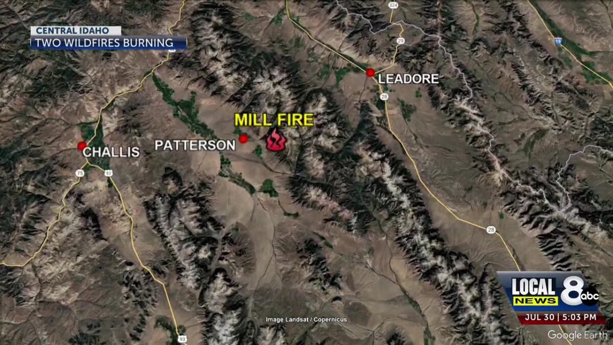 Mill Fire scorches 600 acres in Pahsimeroi Valley