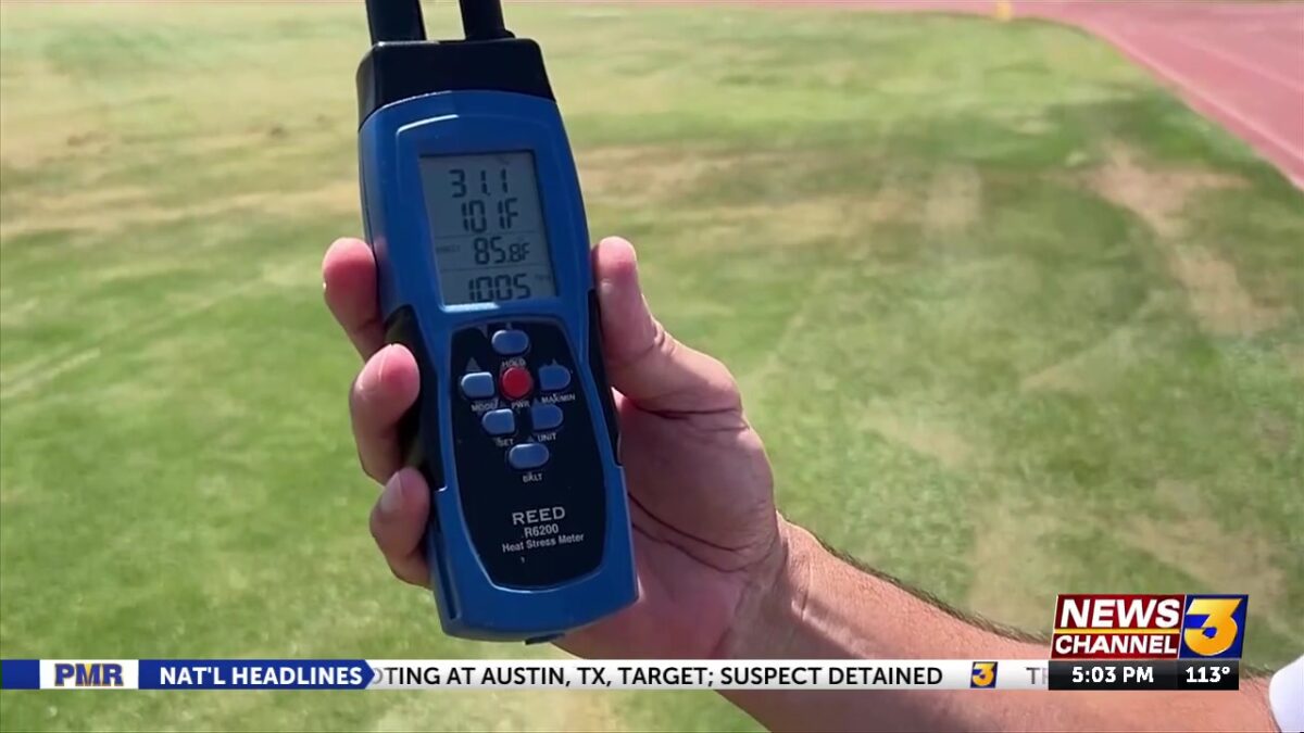 The measurement that aims to keep student-athletes safe from dangerous heat