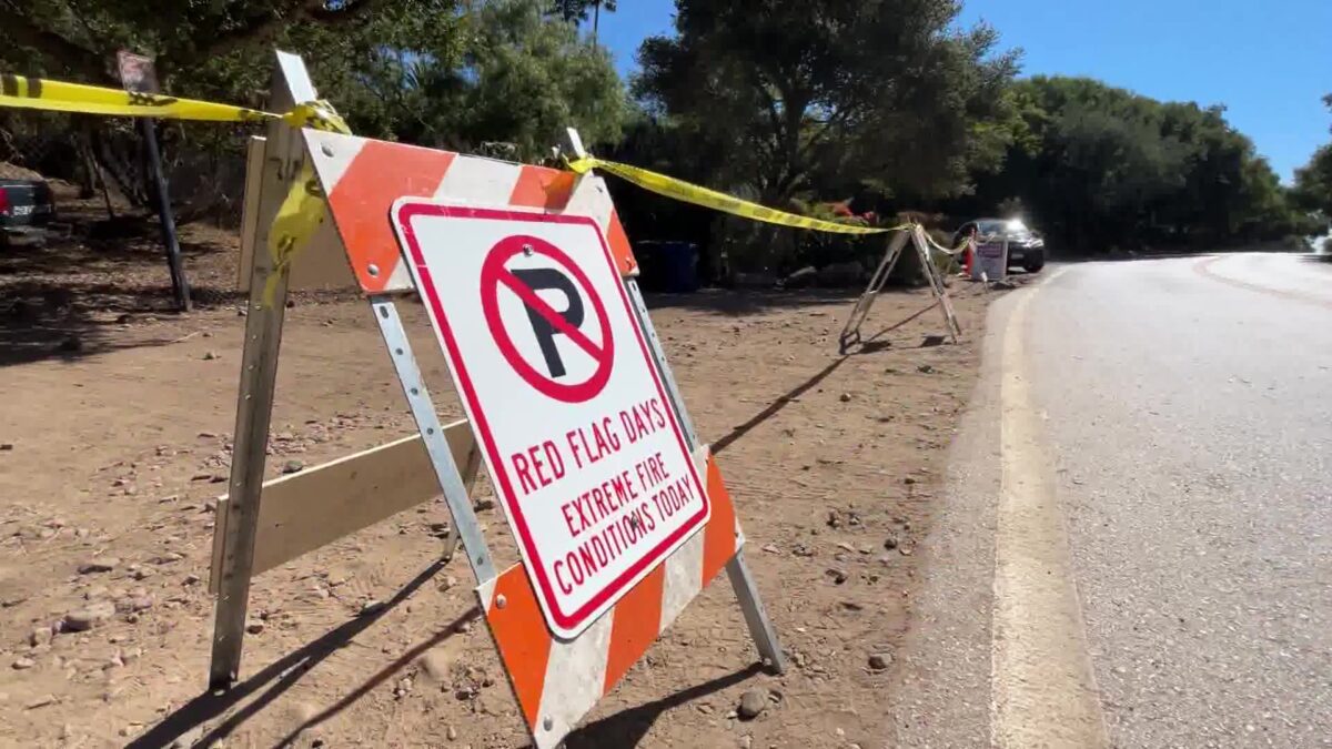 Trail Parking Closed During Heat Wave in Montecito