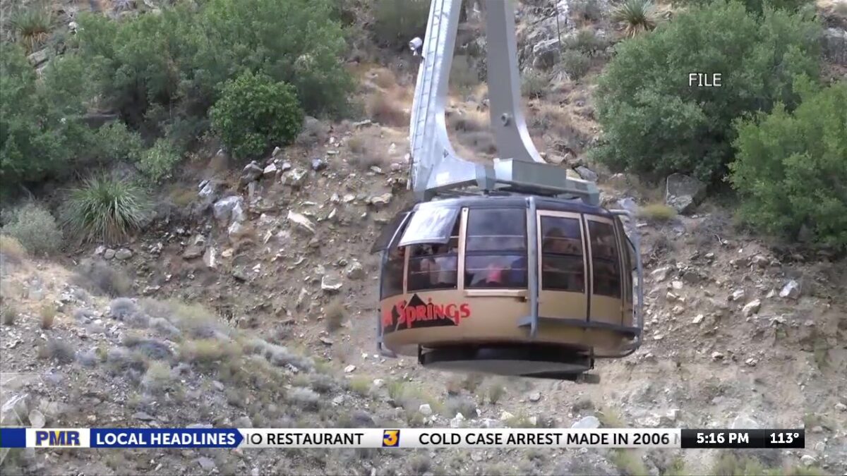 Palm Springs Aerial Tramway to reopen on Saturday after week-long closure