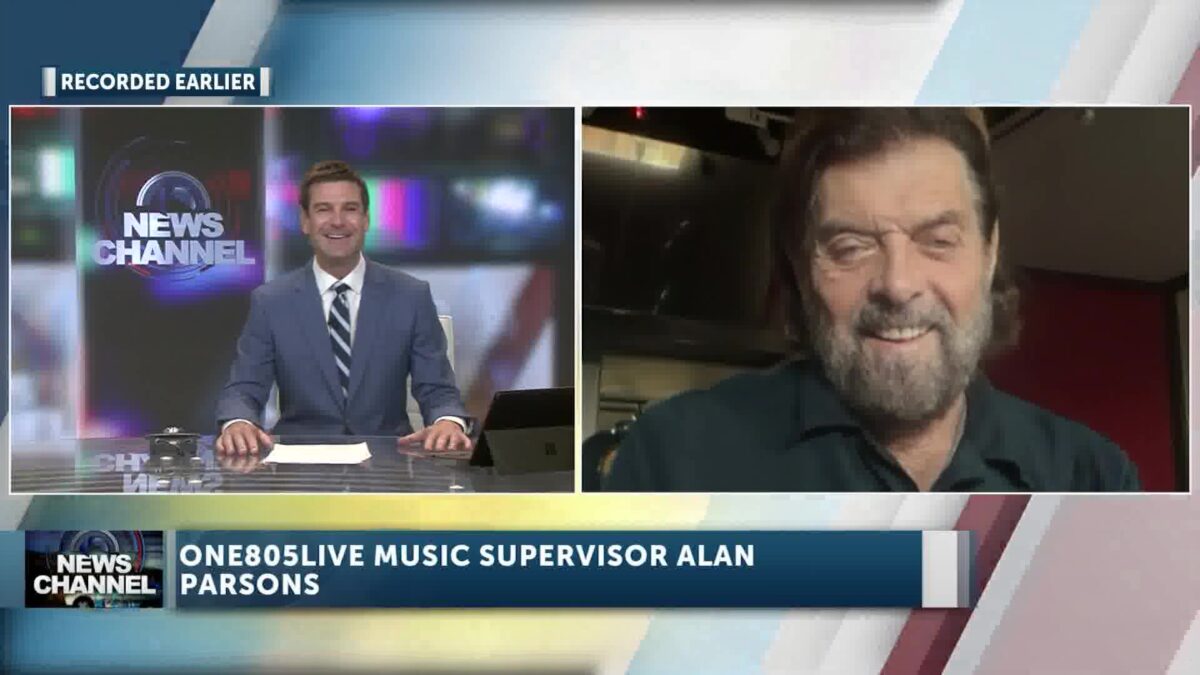 Alan Parsons Donates Signed Guitar to Support One805LIVE! for First Responders