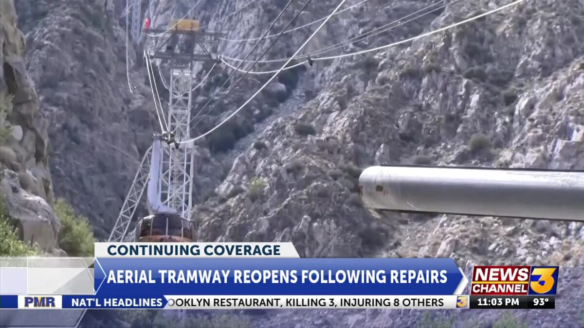 Palm Springs Aerial Tramway Reopens After Weeklong Closure