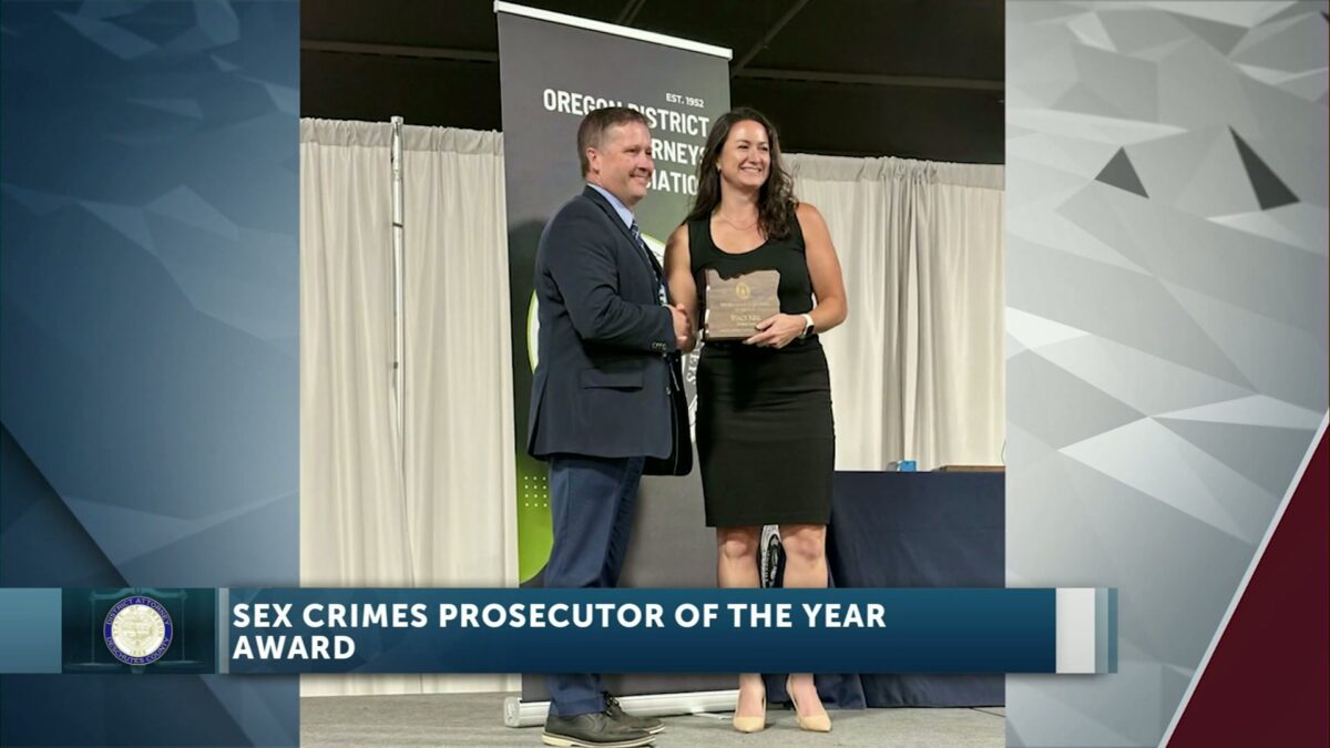 Deschutes County Deputy DA Stacy Neil honored as Oregon’s Sex Crimes Prosecutor of the Year